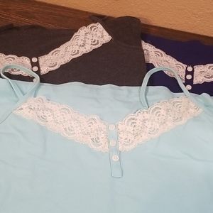 3 Old Navy spaghetti strap tanks